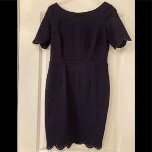 Boden Size 6 Petite Navy Dress